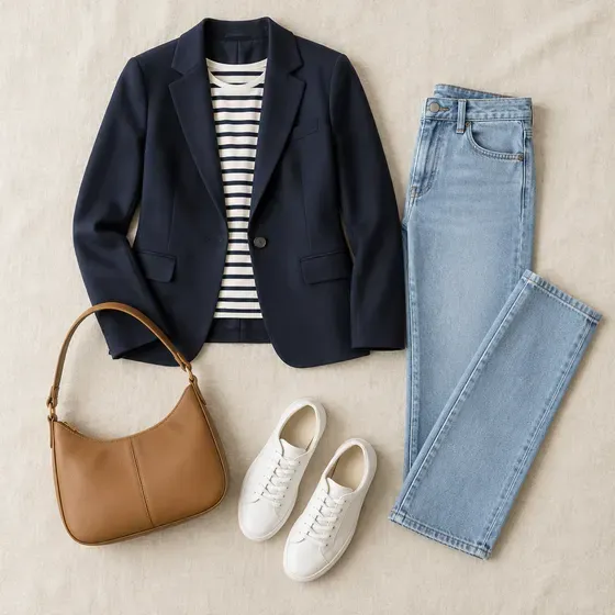 Look no estilo casual chic