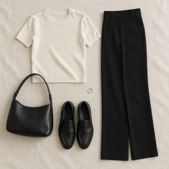 Look no estilo minimalista